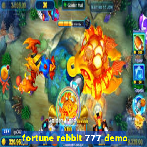 fortune rabbit 777 demo